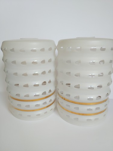 Pair vintage 1960 white - vintage,