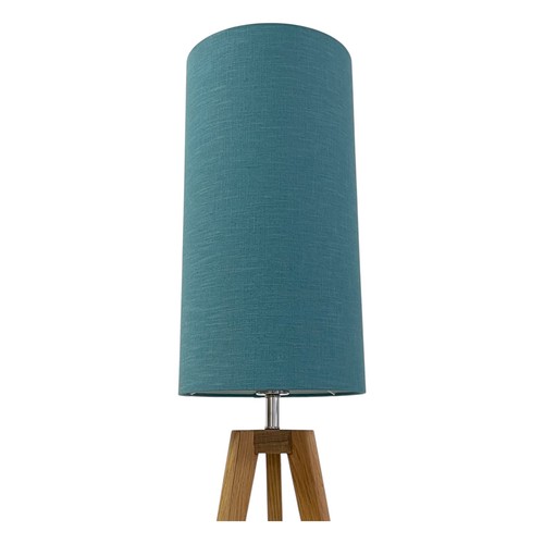 Extra tall lampshade teal blue - tall,