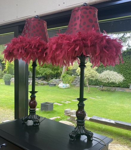 Pair boudoir tall table - tall,