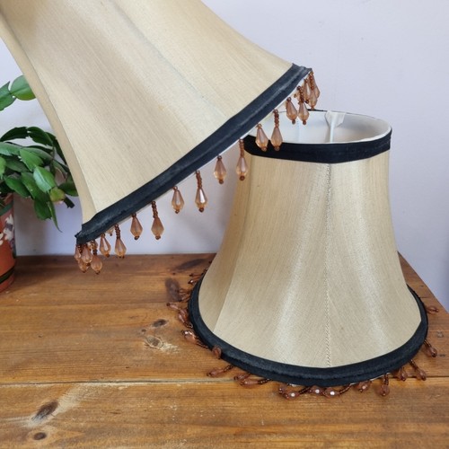 Pair table lampshades with - of,