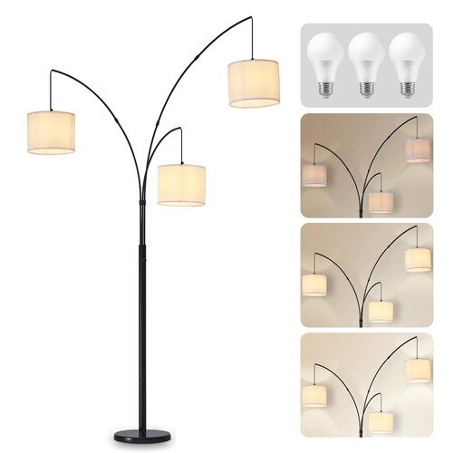Light tree floor lamp tall - 3-light,
