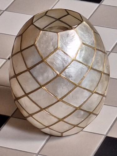 Capiz shell pendant - , lampshade