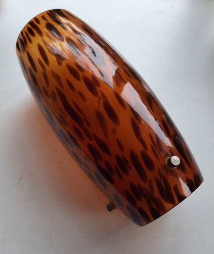 Amber glass tortoise - amber, shell
