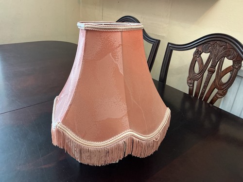 Fringed lampshade inches - lampshade., 11