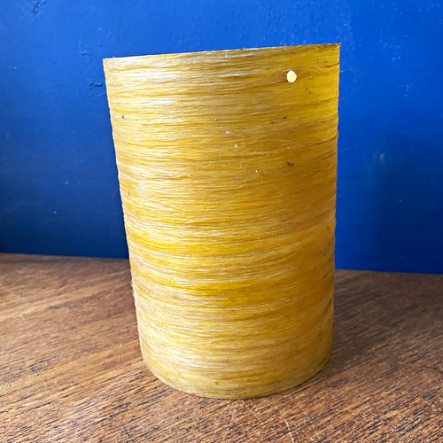 Yellow drum spun fibreglass - spun,