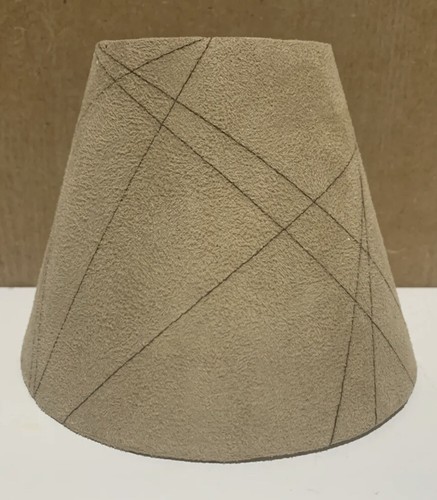 Faux suede lamp shades retro - lamp,