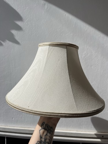Moire ivory classic lampshade - moire,