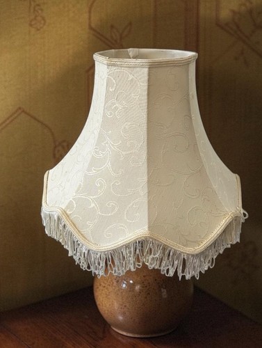 Vintage lampshade cream - vintage,