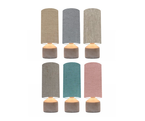 Handmade extra tall linen drum - linen,