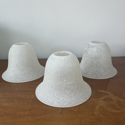 Paint speckled glass bell - paint,