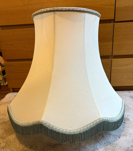 Large white bell lampshade - bell,